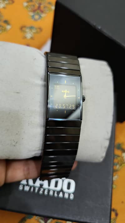 original Rado dual clock with box