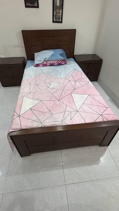 Single Bed/Wooden Bed/03280856534 Contact Num