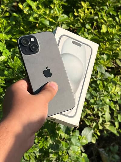 Apple iPhone 15 jv 128 with box 10/10
