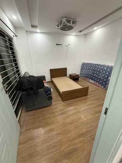 Single Wooden Bed