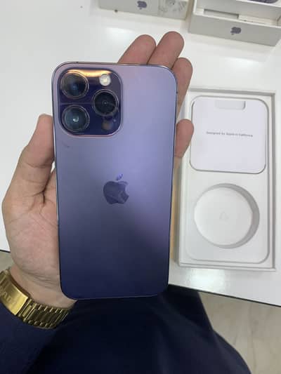 14 Pro Max Dual Pta Approved 128 Gb with Box