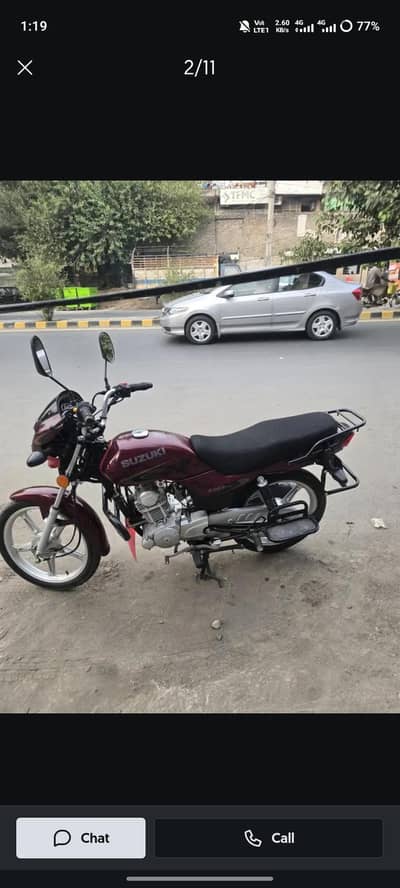 Suzuki GD110s Red color 2026 modal 10/10