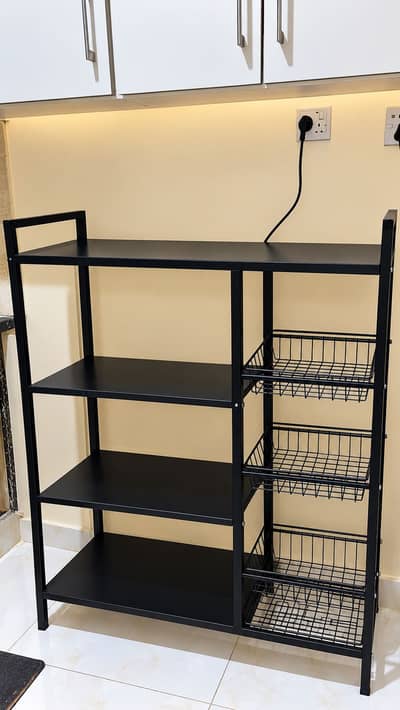 Stainless shelves