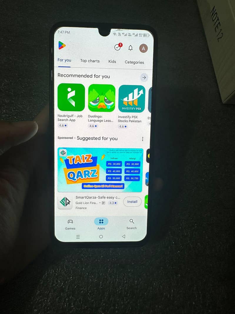 Infinix note 12 8