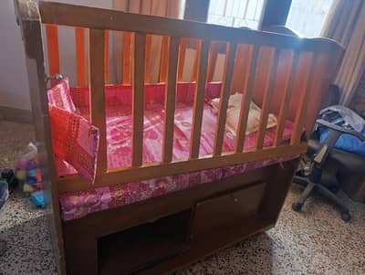 Wooden baby Cot