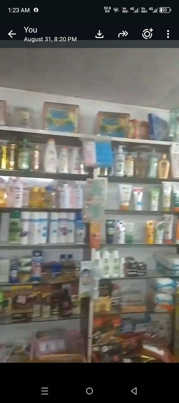 کاسمیٹکس شاپ برائے فروخت، مکمل سیٹ اپ تیار 5