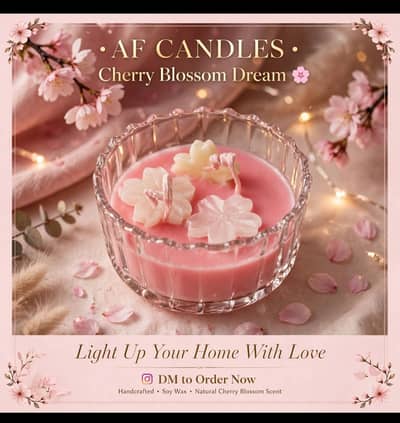 Home made scented candles. . . .