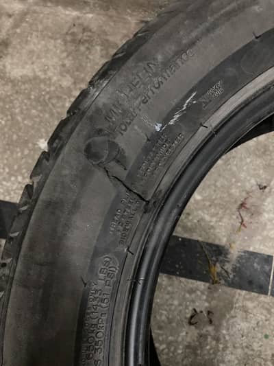 215/55 R16 tyre for sale minor cutt on side
