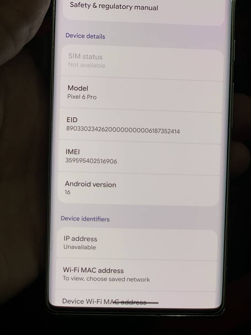 Google Pixel 6 Pro 2