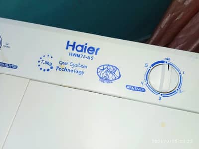 Haier washing machine twin tub model number HWM 75-AS