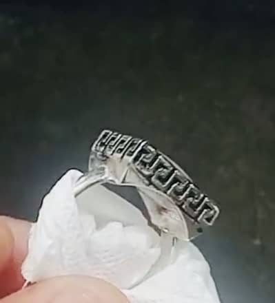 Selling Silver Versace style ring with Moonstone