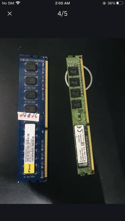 DDR 3 Ram 4 Gb Two Stick