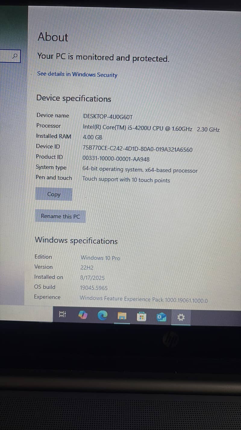 hp laptop 1