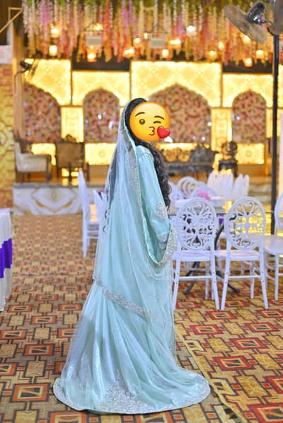 Sky blue formal maxi