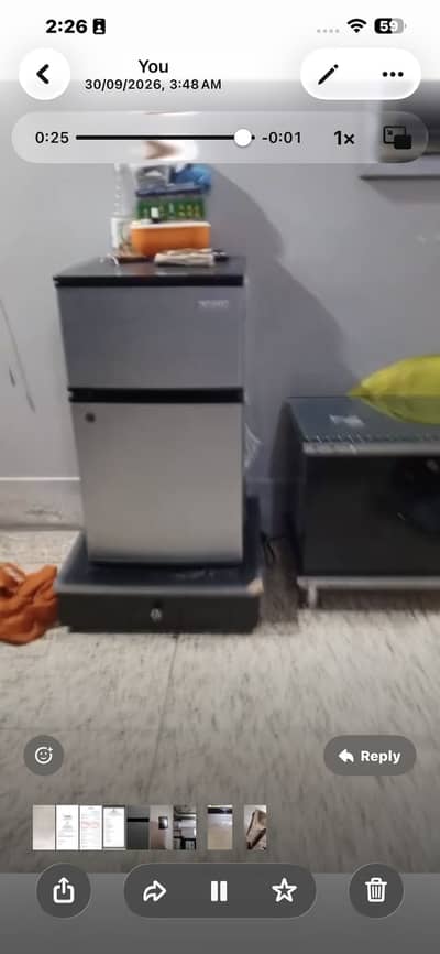 Room fridge as like new on working