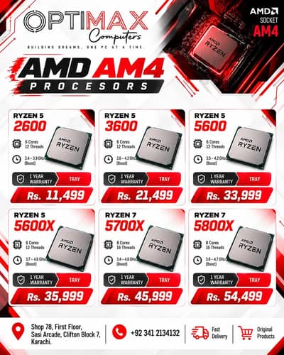 AMD AM4 Processors & Motherboards