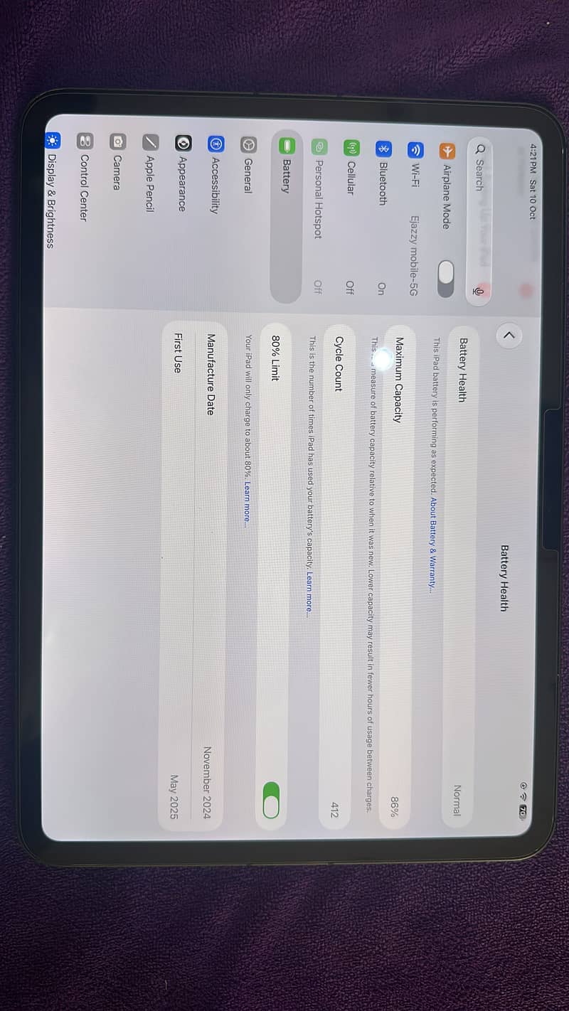 iPad pro 11 inch M4 cellular 5