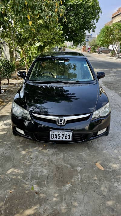 Honda Civic Reborn 2010 Full Option – Black, Automatic, Sunroof.