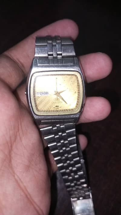 Original Japan seiko 5 Automatic day_ date Tv Fail vintage _