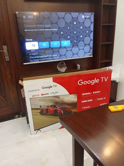 Samsung 55 inch QLED led tv google tv web os Android smart with warnty