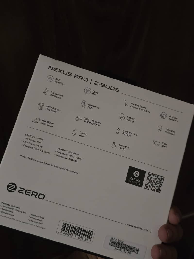 zero nexus pro earbuds 2