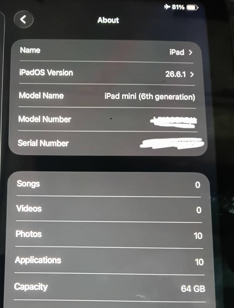 ipad mini 6 (64gb) 2