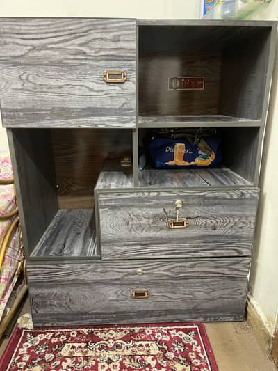 wooden table (organizer، bookshelf)