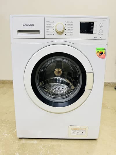 Daewoo 7KG Fully Automatic Front Load Washing Machine – Made in Korea