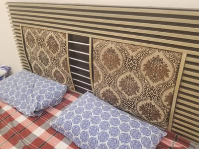 Bed + Side Table + Dressing Table+ Sofa Cum Bed+ Bed Mattress+Pillow