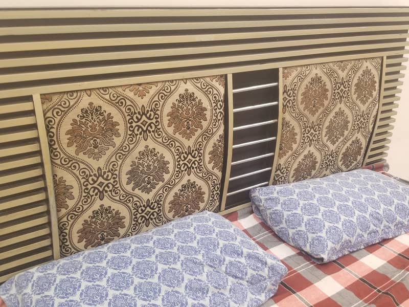 Bed + Side Table + Dressing Table+ Bed Mattress+Pillow 2