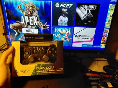 PS4 Slim 500GB Bundle + 5 Top Games & 2 Controllers