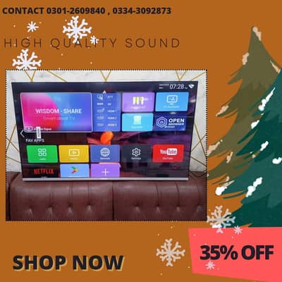 GRAND SALE LED TV 43" 32" 48" INCH SAMSUNG LG HISENSE TCL ANDROID 4K