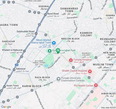 20 Marla Commercial Building Ground and 1st Floor Hall Main Boulevard Allama Iqbal Town Lahore