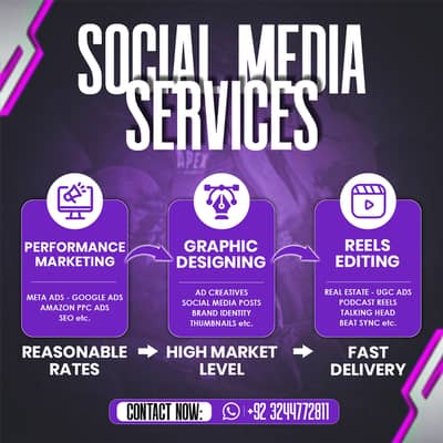 Digital Marketing - Graphic Designing - Reels Video Editing (SERVICES)