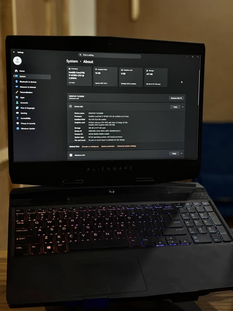 Alienware M15 | Core i7 8th Generation 1