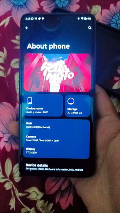 MOTOROLA G STYLUS 2025 URGENT SALE EXCHANGE POSSIBLE