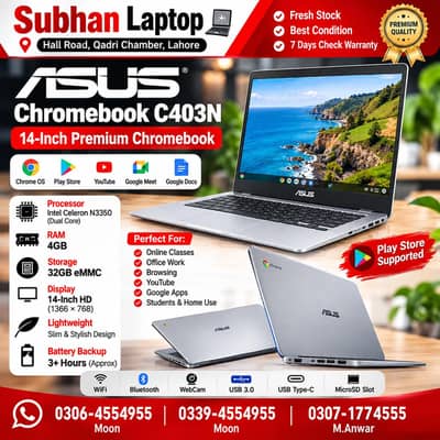 ASUS Chromebook C403N 14 Inch | 4GB RAM 32GB eMMC |