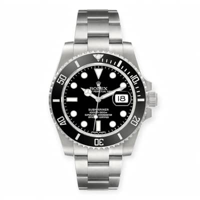 Rolex Submariner Black Dial - Date - Stainless Steel - Like New