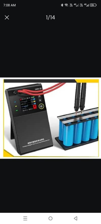 FNIRSI SWM-10 Handheld Battery Spot sports Welder Portable Welding