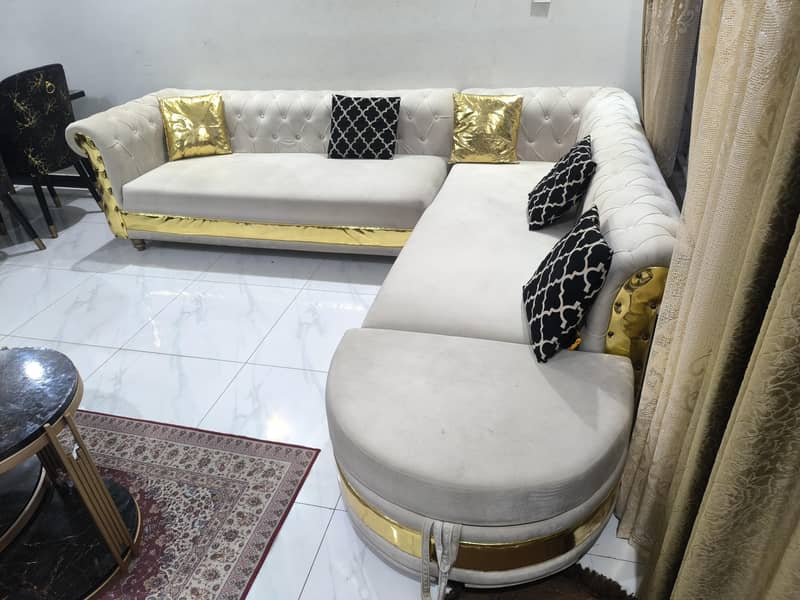 sofa set with solid frame and molty foam 1