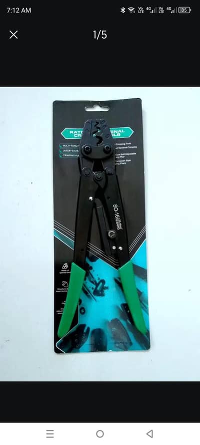 Crimping Tools for hand  Coppers Lugs and Ferrules SO-38 Strengt