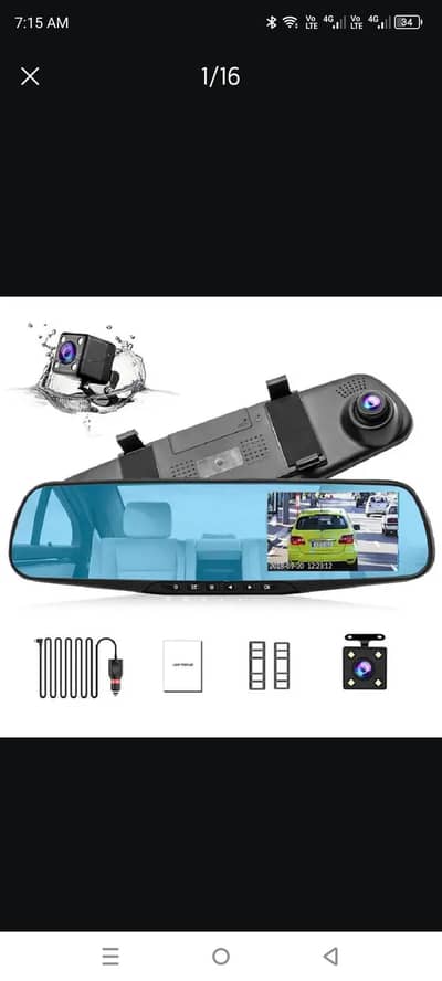 Car DVR Camera - Car DVR Mirror Dual Camera - Car Dvr Mirror - Car Dvr