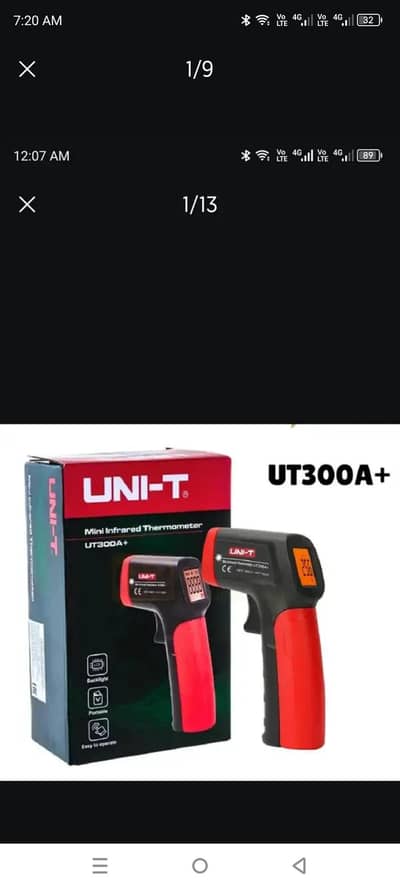 Digital sports Thermometer Infrared  UNI-T  UT300A+ Non-contact