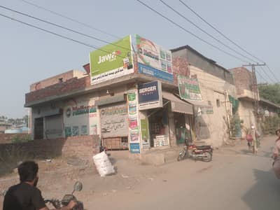 1 Marla commercial shop plot size 10front*leght 30 for sale green cap opposite gajjumate metro station Lahore