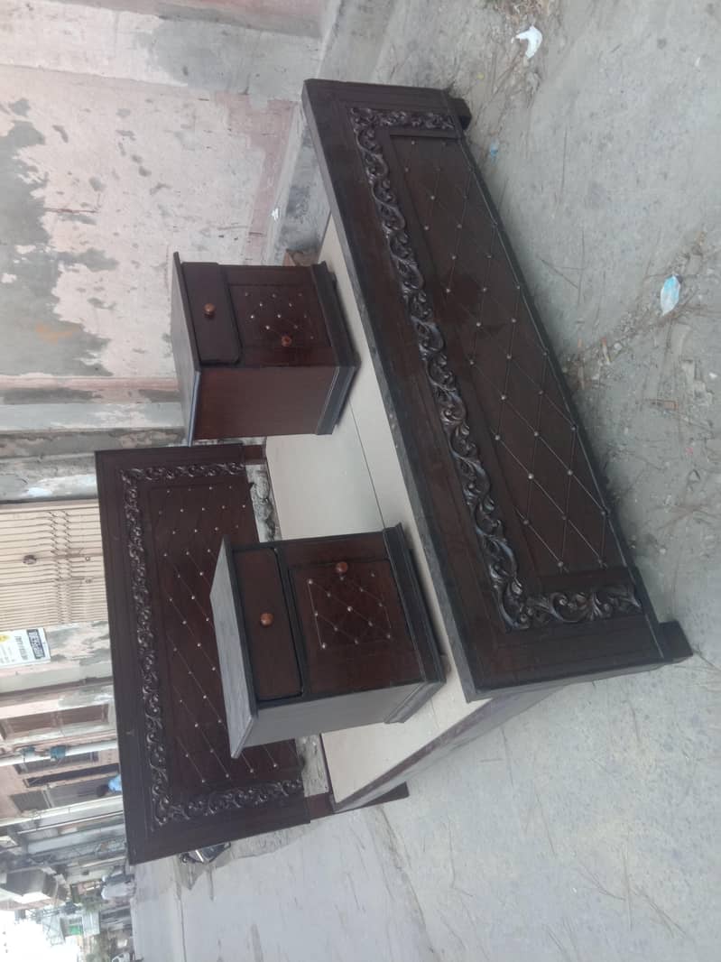 Double Bed with side tables 1