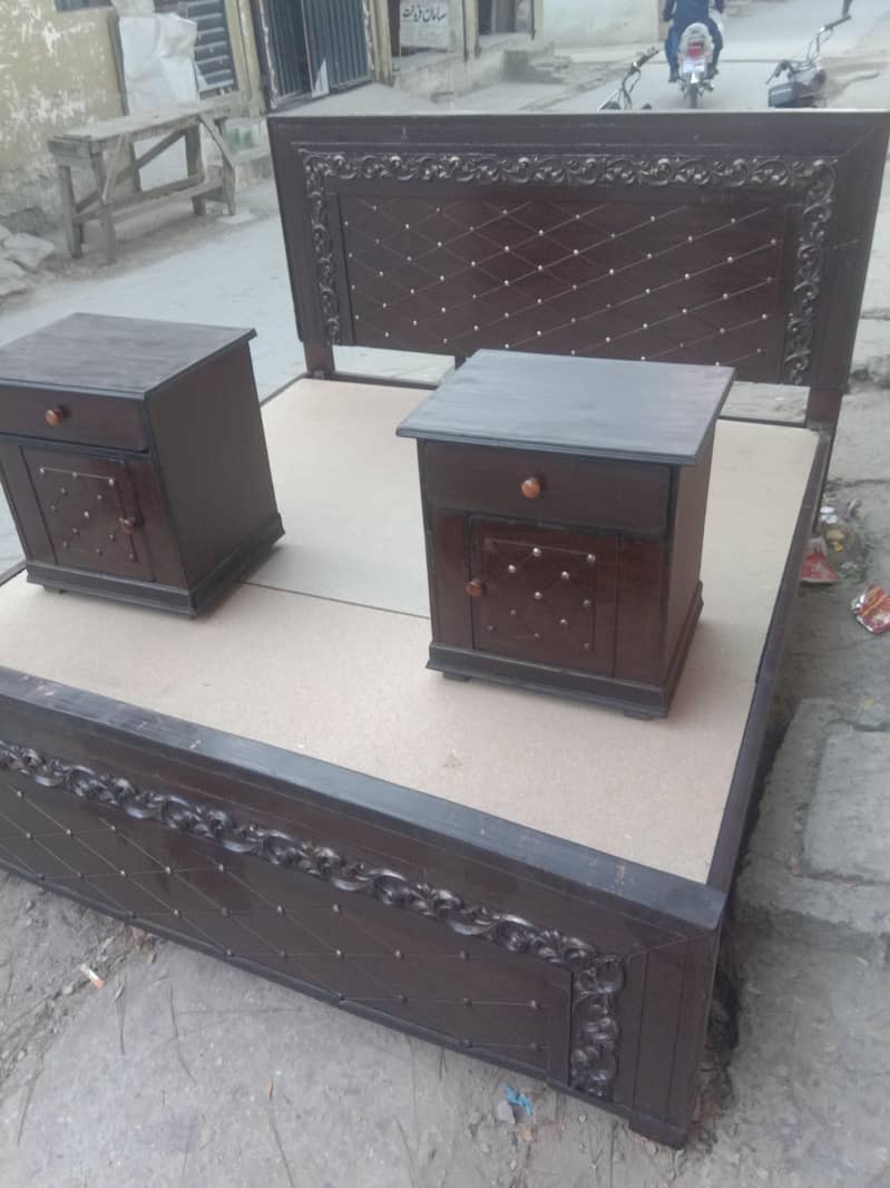 Double Bed with side tables 2