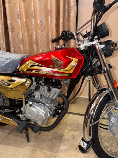 Honda cg 125 26 Golden edition zero metre