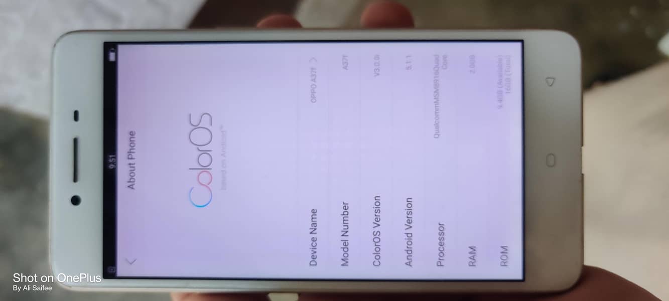 OPPO A37 6