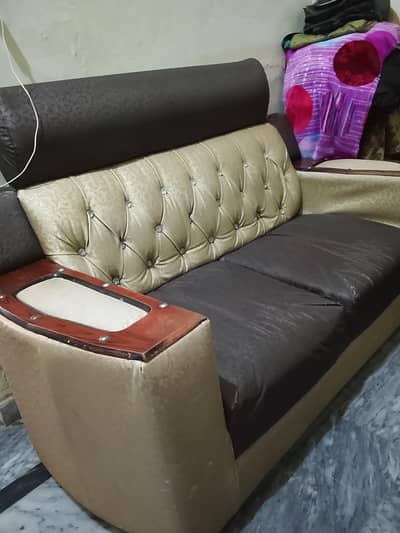 2 adad 2Seater sofa with tv troley