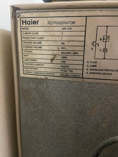 Haier frieg for sale gas our galian Lani pary gy